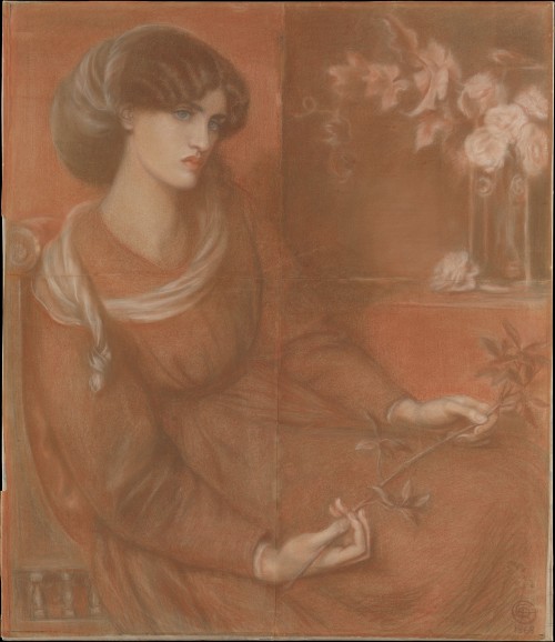 Dante Gabriel Rossetti, Jane Morris: Study for Mariana, 1868