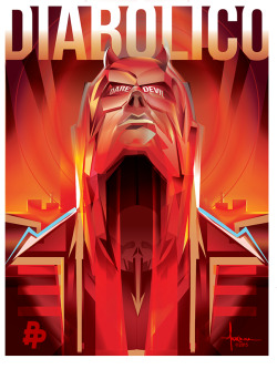 xombiedirge:  Daredevil by Orlando Arocena / Facebook  