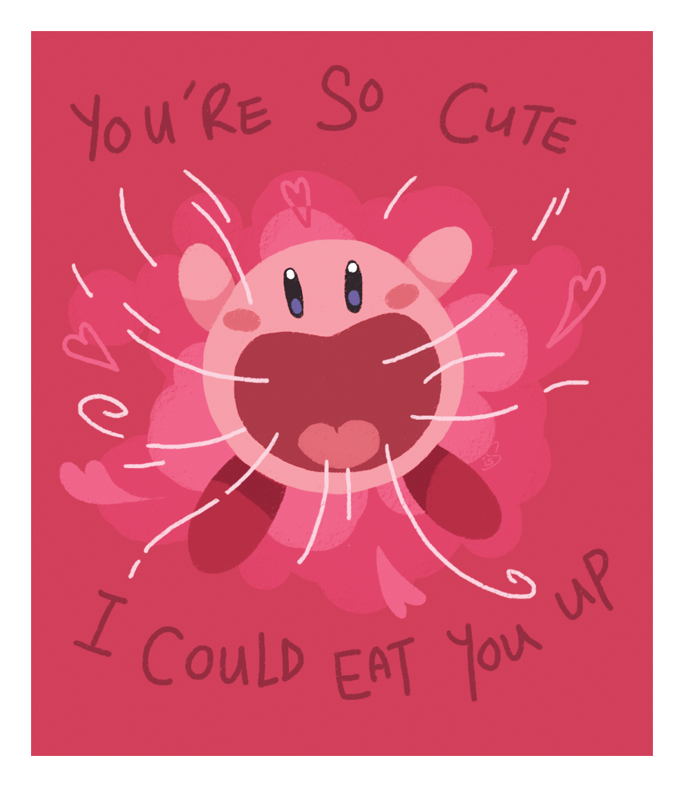 shelzie:some simple kirby-themed valentines for this year! enjoy.also, here are some