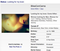 User Spotlight (Female): Blissconcarne &Amp;Ndash; She Is Spicy, Looking For Love&Amp;Hellip;