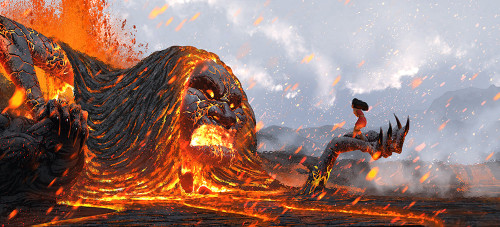artbyall: “  Disney’s MOANA visual development “ by   ryan lang 