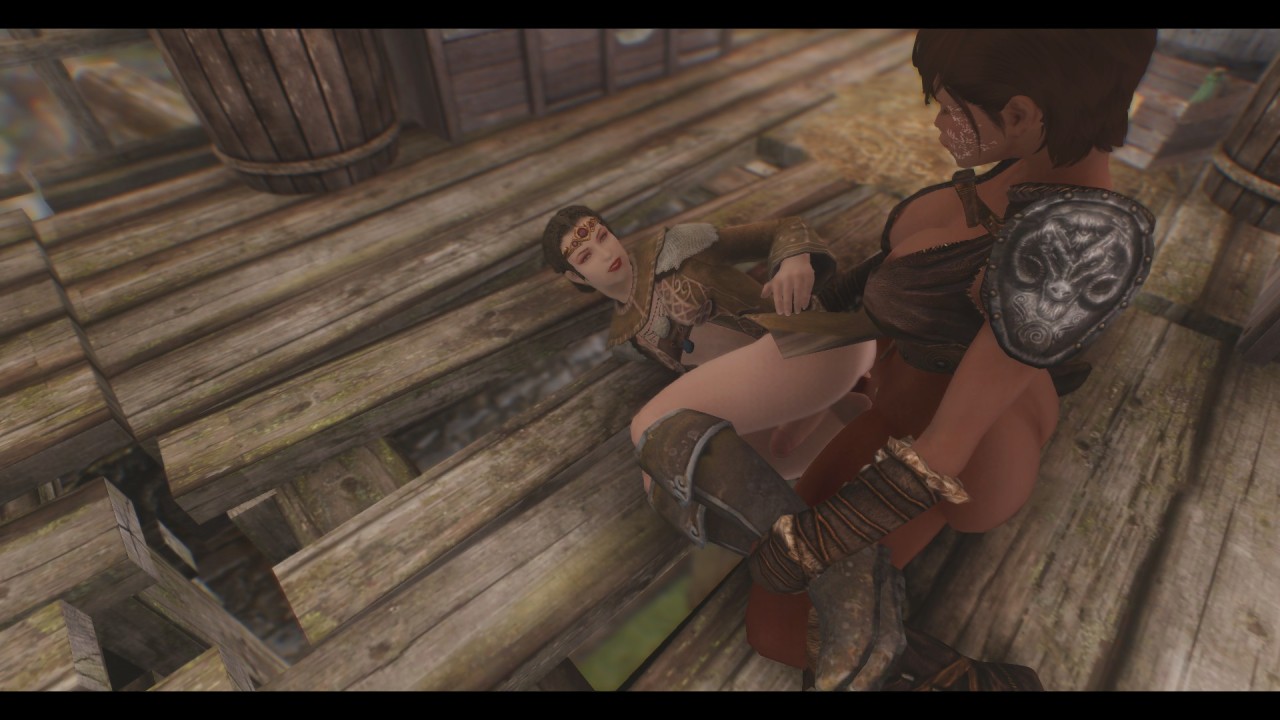 skyrimfutas:  Silence found the futa trader, Cina. Cina refused to tell her anything