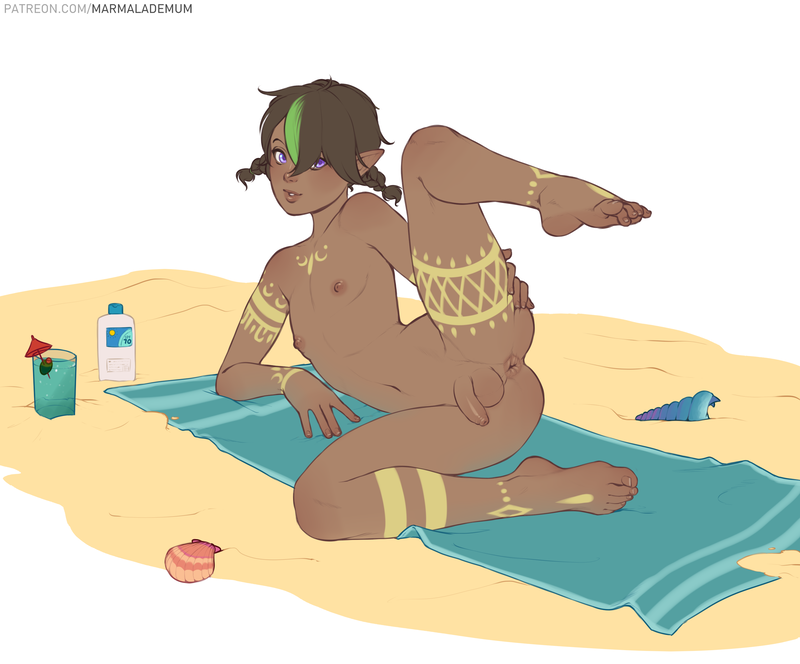supermarmalademum: Trap/Femboy Commission! Alternate versions immediately   available