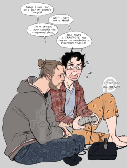 reapersun:  Support me on Patreon =&gt; Reapersun on Patreon Some more of that Hannibal gamer AU :)) 