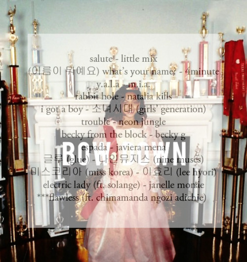 CROWNa playlist of my favorite songs by female artists in 2k13★ listen ★ 01. salute- little mix02. 이