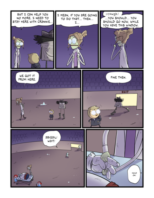 backcomic:pages 442 & 443Ah. To be sure of what you must do. That is the life, truly.