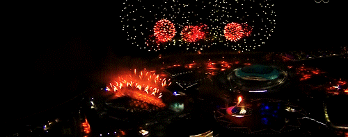 crushalltheraspberries:   London 2013 & Sochi 2014 fireworks 