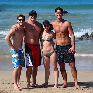 Zach Oleynik on the far right.  BBCAN3 Houseguest porn pictures