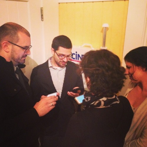 Rehearsing…even at rehearsal dinners. #appropriate #avltheatre by lainiebelle13 http://ift.tt/1qAdJaI