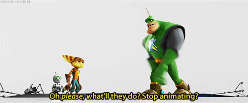 typette:  yabasha:  primitiveradiogoddess:     Ratchet &amp; Clank movie teaser