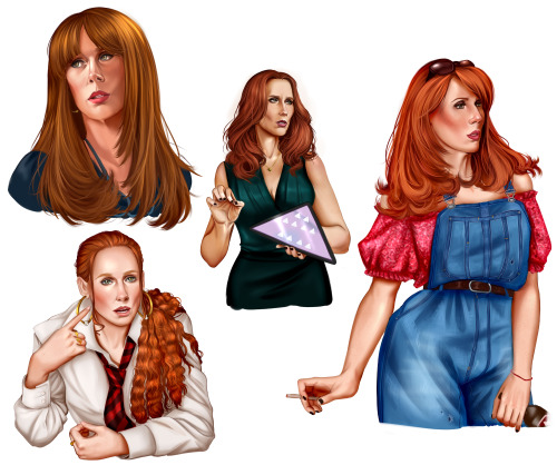 annasassiart:i don’t know…i just wanted to draw Catherine Tate very much