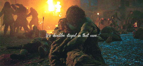 la-fugitiva-sensacion:  “Jon Snow, is this a proper castle now? Not just a tower?”“It is.” Jon took her hand.“Good,” she whispered. “I wanted t’ see one proper castle, before … before I …”“You’ll see hundred castles. The battle’s