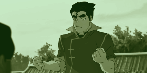leapingsensei:  Four times Bolin helped to cheer Korra upAnd one time he failed.