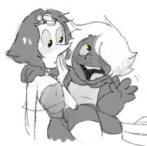 pearlzjam:herrrres a quick FLUFFY doodle of these two, gahhh don’ worry theres more a comin’ (;