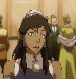 korractrify:13eclaire:My favorite part of Korrasami is that Korra went from looking at Asami like this:To looking at her like:yeah but no development