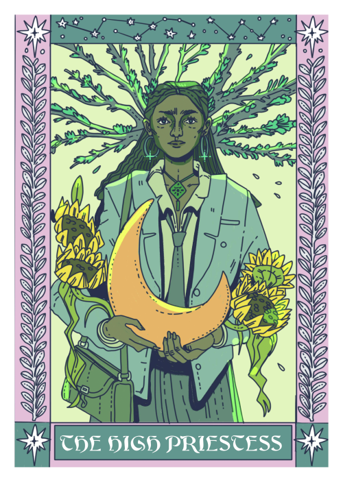 the high priestess. if this card is on your dash it’s a sign that you should look inwards and trust 