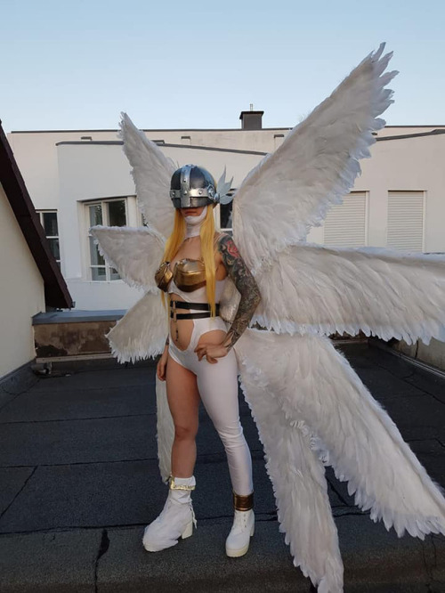 hotcosplaychicks: Angewomon by genesis-cosplay Check out http://hotcosplaychicks.tumblr.com for more