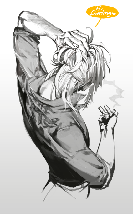 miss-cigarettes: Worick || 白 [pixiv]※Permission to upload this was given by the artist**Please, rate