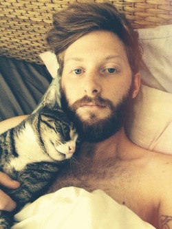 Boys With Beards With Cats