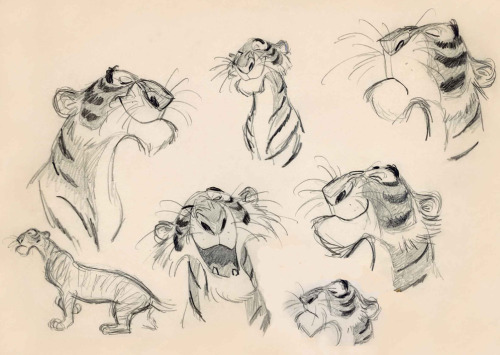 disneyconceptsandstuff:Character Designs from The Jungle Book