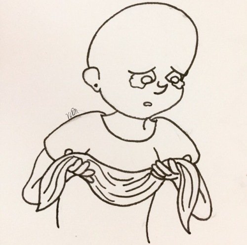 And here&rsquo;s today&rsquo;s inktober drawing. (Context: Mabel made Pacifica a scarf.)