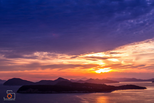 Croatian sunset set vol.1Lapad bay 2017.Photo taken by me.