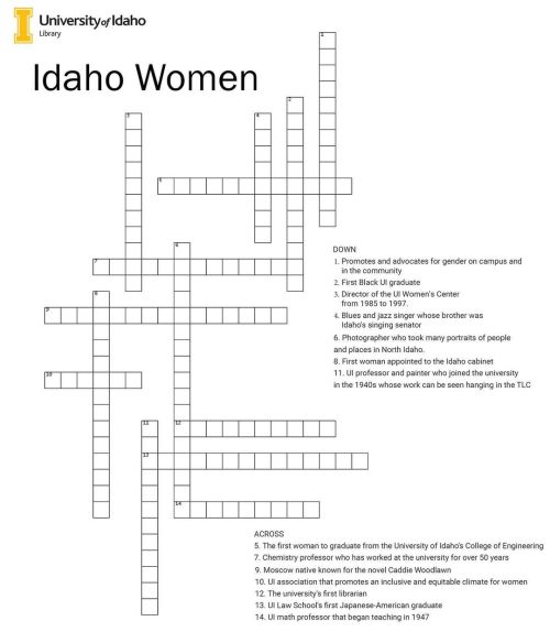 Think you know Idaho? Try this puzzle to test your knowledge! Answers revealed at the end of the day