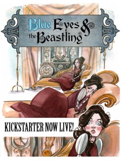 carlationsart: https://www.kickstarter.com/projects/1937003126/blue-eyes-and-the-beastling-watercolor-graphic-nov