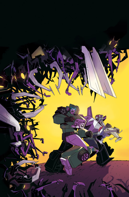 herzspalter: Heyyy my second Transformers cover was revealed today, for Transformers Escape #4!! <