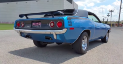 Hotamericancars:  Clean 1972 Plymouth Barracuda 440 Flexing Muscle  Watch Here: Http://Hot-Cars.org/2015/06/20/Awesome-1972-Plymouth-Barracuda-440-In-Action/