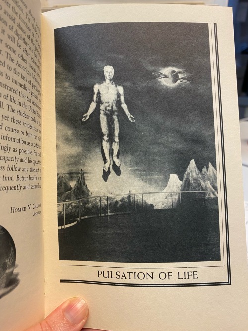 theprofessional-amateur-deactiv:theprofessional-amateur-deactiv:A few of the wild images that came across my desk in the archives today. Most come from this publication The transparent man yelling at the heavens The talking skeleton giving you 👍This