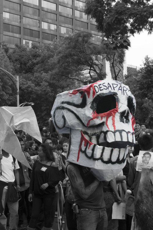 In México, we are all fighting against a president who can&rsquo;t even keep us safe. 43 students fr