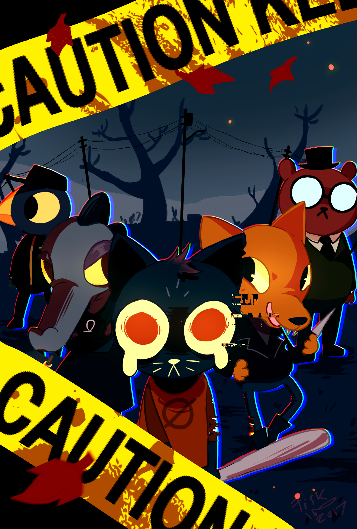 ful-fisk:  C R I M E S ?C R I M E S.I recently played Night in the woods and absolutely