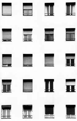 thegetty:  Window typologies   We were interested in architecture. But what you call “architecture” is probably designed architecture, and we were both interested in that difference. The principle “form follows function” is rather not in architecture