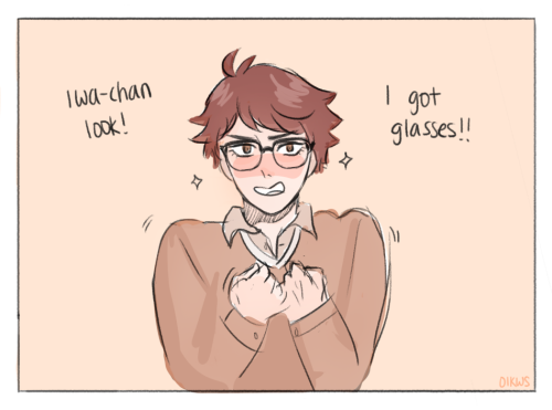 Porn oikws:  i like drawing oikawa w glasses!! photos