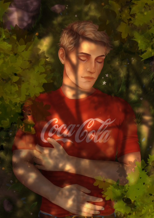 still can´t decide which version I prefer so you´re getting both! :D here´s the coca cola boy!