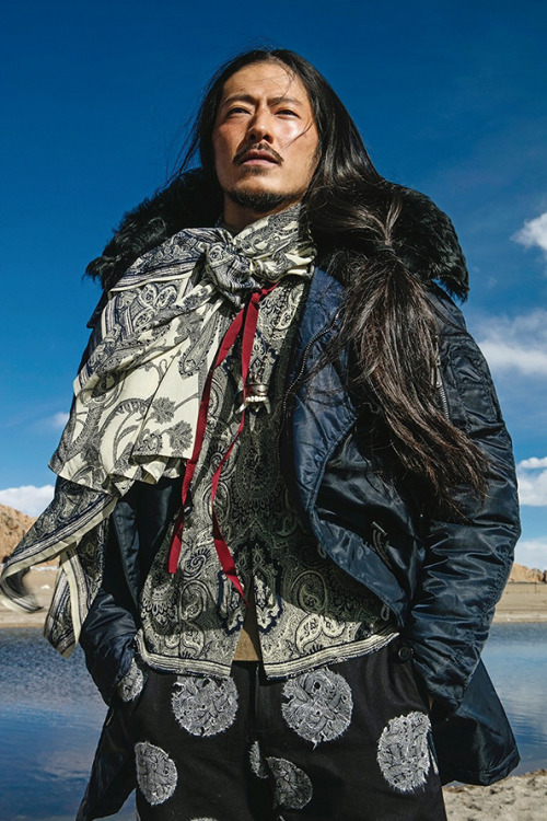 literallyadramaqueen: a mix of old and new, Tibetan style via ellemenfashion