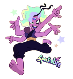 Mrhaliboot:  Here’s My Wild Take On Lapis And Peridot’s Fusion, Spectrolite! She’s