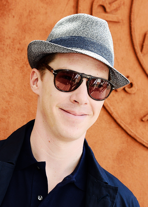 benedictdaily:  Benedict Cumberbatch at Roland Garros in Paris (x)