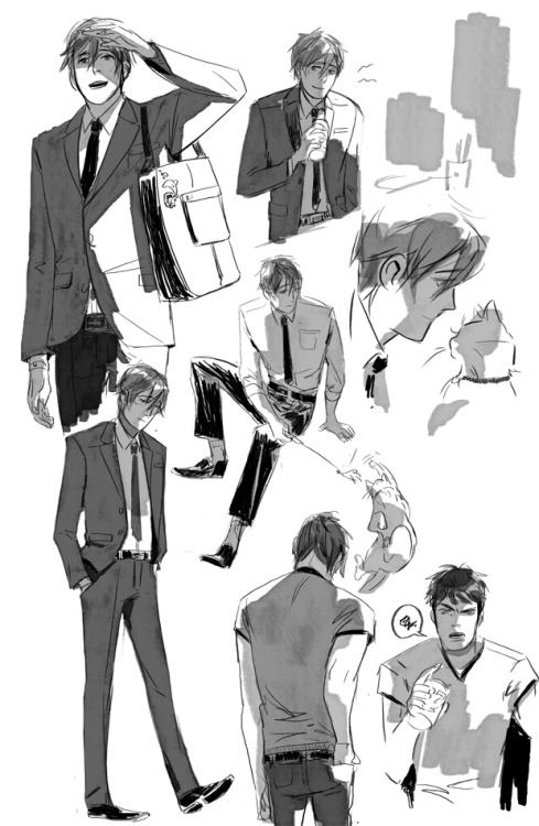 seventypercentethanol:  some studies for a story about twenty something year olds who used to/still swim, but are mostly disappointed with life.