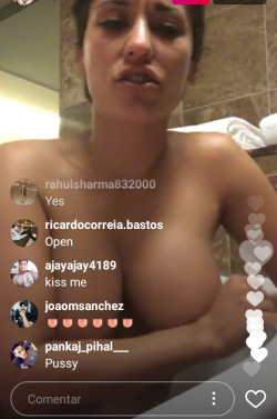 las-durasdel-momento3:  Bellaka del #InstagramLive 😈😈😈🔥😈😈😈