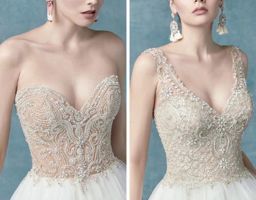 evermore-fashion:  Maggie Sottero “Alistaire” Spring 2019 Bridal Collection