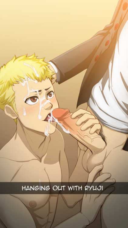 suiton00nsfwdrawings:    Persona 5 - Akira Kurusu X Ryuji Sakamoto #2    This game is out on the west now!!! i need to play it! >___< this is a reward “sketch” i did for this month :D i hope you like it. Please check out my: [Patreon] [Gumroad]