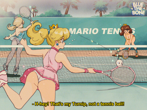 bluethebone: Just enjoyin’ the fine sport of Mario Tennis~ 👑🎾✨ Who’s your favorite of these 3 princesses? Princess Peach, Princess Rosalina, or Princess Daisy? 🍑🌟🌼 🧡 Support me on Patreon!: https://www.patreon.com/bluethebone💙