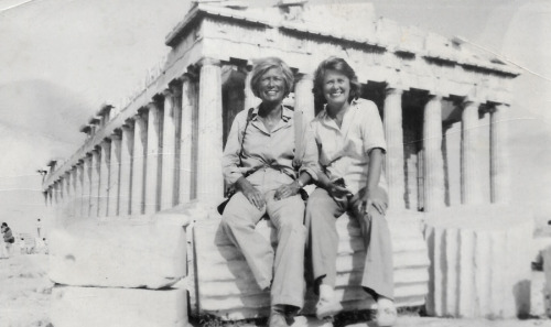 Iris Love and Liz Smith, Athens, c. 1980s