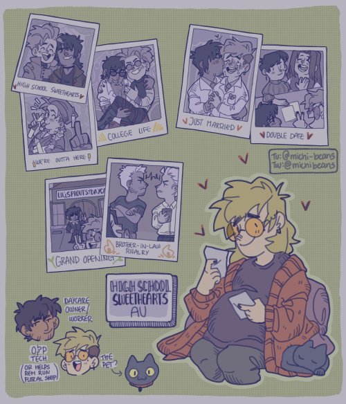 I Interrupt My Angel!au With Highschool Sweethearts Vashwood, Featuring My Headcanon That OG Trigun Is