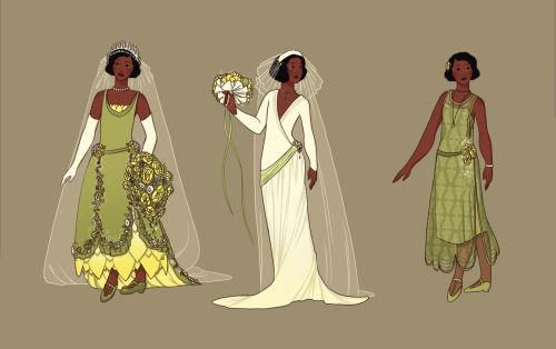 artist-ellen:And there are Tiana’s 6 redesigned outfits!!Which one is your favorite?See them on Inst