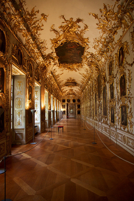 The Ancestral Gallery at the Munich Residenz, Germany (by jiuguangw).