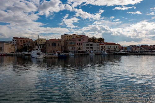 I like city views.The Venetian harbour, Chania, Crete 2018.