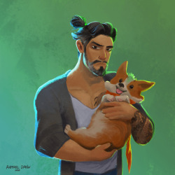 raffaeldrew:  Hanzo joins the “Dads with